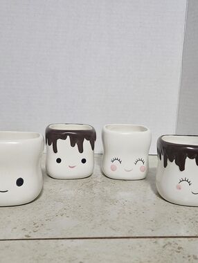 Ceramic Marshmallow Mugs